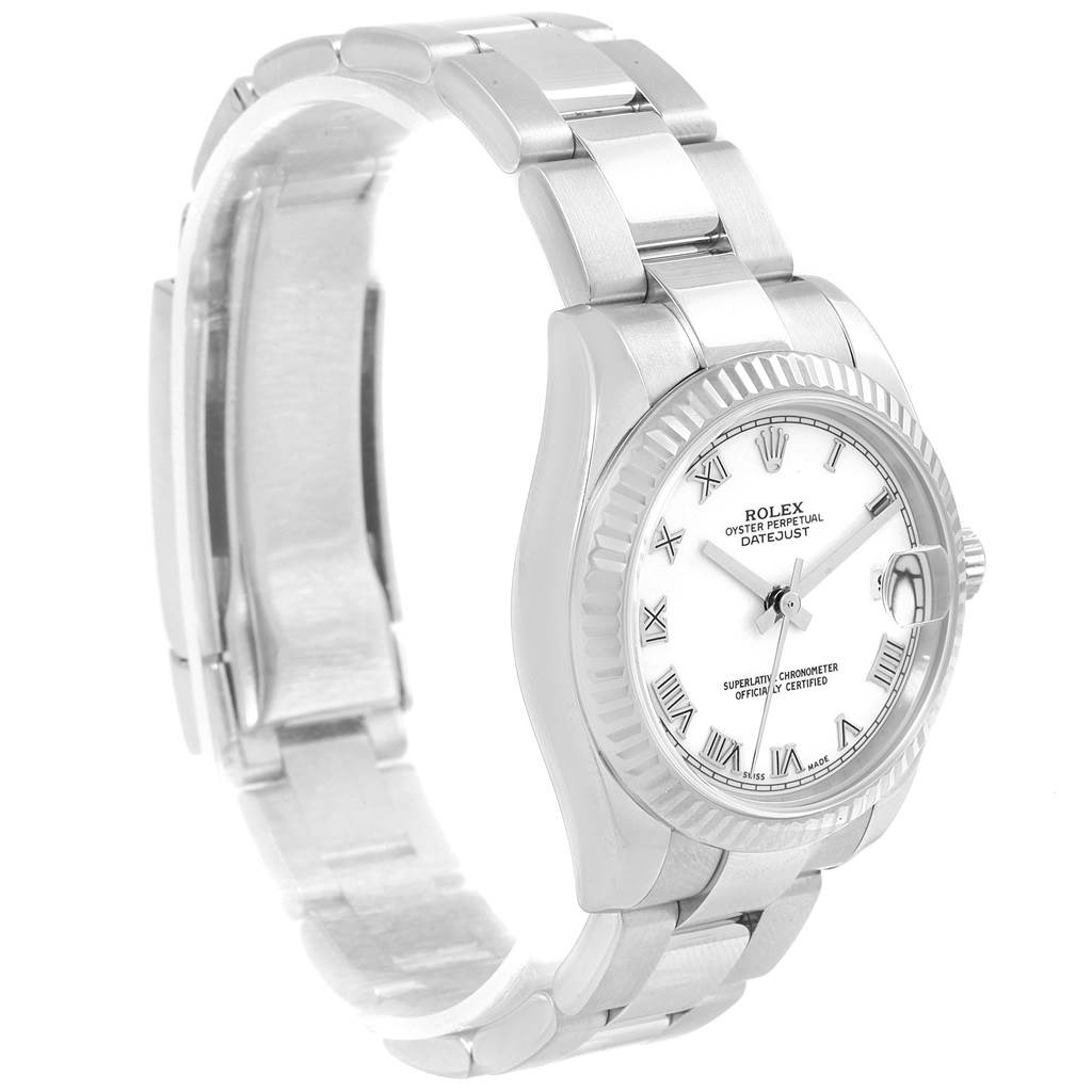 datejust white gold and stainless steel automatic