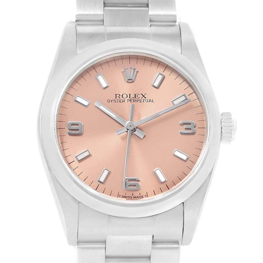 salmon dial rolex