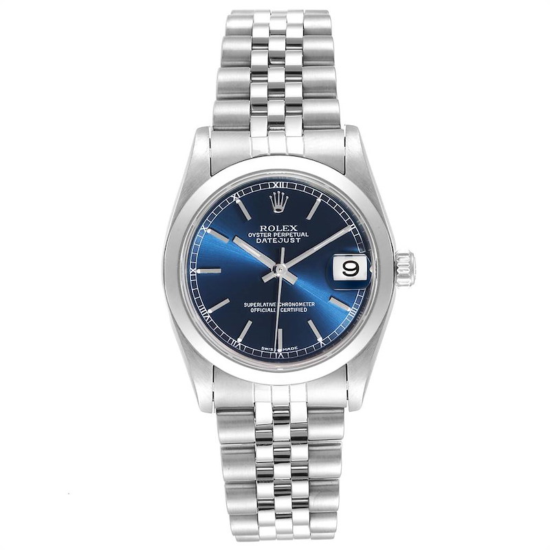 Rolex lady datejust hot sale 31 blue dial