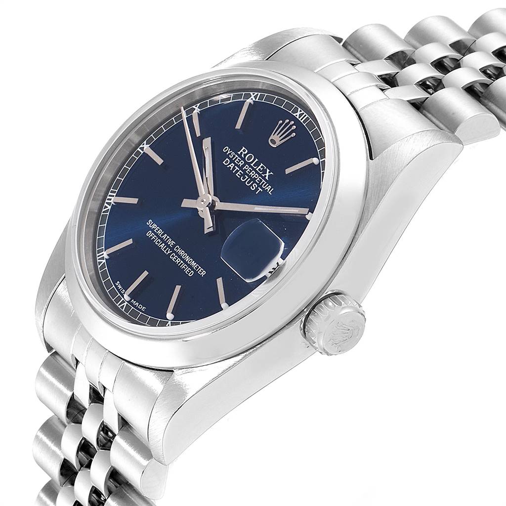 rolex datejust women's blue dial