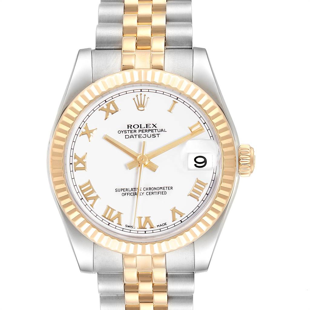 Rolex Datejust Midsize 31mm Steel Yellow Gold Ladies Watch 178273 ...