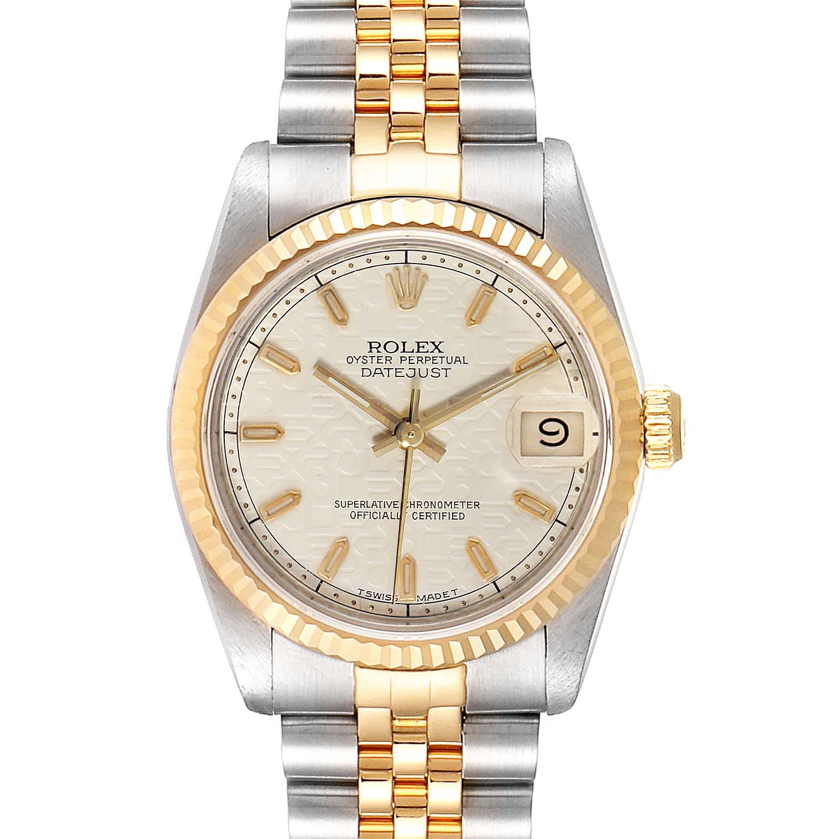 rolex datejust 31 bicolor