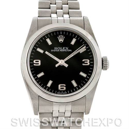 Photo of Rolex Midsize Oyster Perpetual Stainless Steel Watch 77080