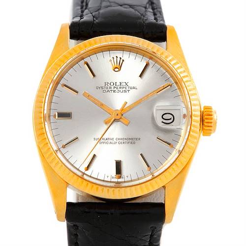 Photo of Rolex Datejust Midsize 18k Yellow Gold Watch 6827