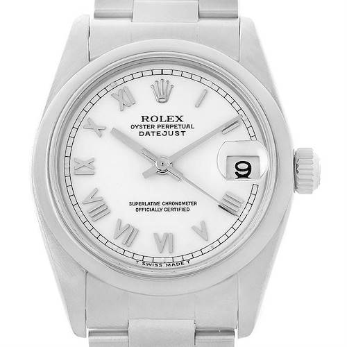Photo of Rolex Midsize Datejust White Dial Steel Ladies Watch 78240