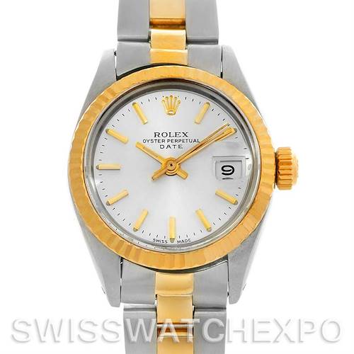 Photo of Rolex Date Ladies Steel 14k Yellow Gold 6917 Watch