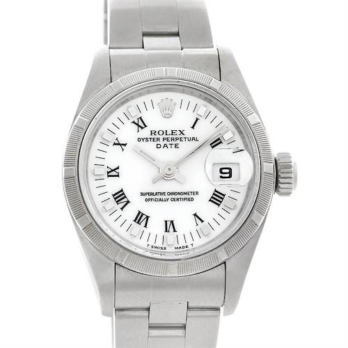 Photo of Rolex Oyster Perpetual Date Ladies Steel Watch 79190