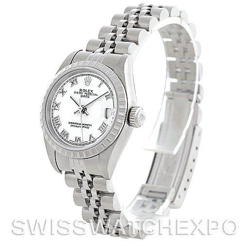Rolex Date Ladies Steel Watch 79240 SwissWatchExpo