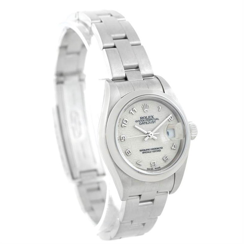 Rolex Oyster Perpetual Date Jubilee Dial Ladies Steel Watch 79160 SwissWatchExpo