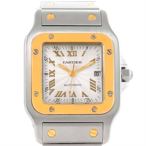 Photo of Cartier Santos Galbee Large Steel 18K Yellow Gold Watch W20058C4