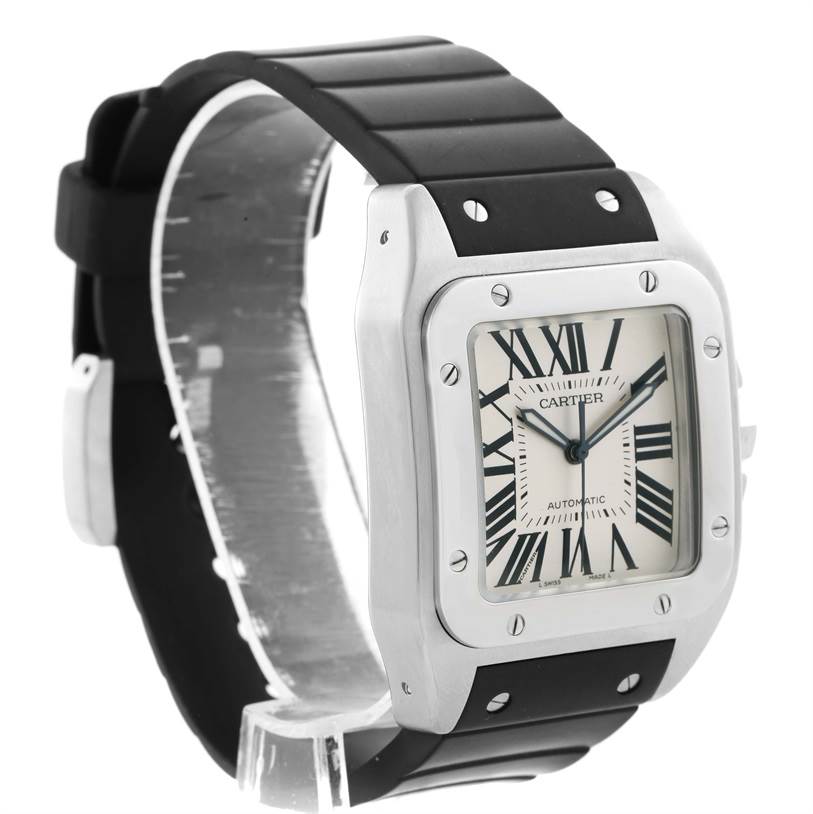 cartier watch with rubber band