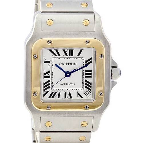 Photo of Cartier Santos Galbee Xl  Stainless steel and 18k Watch W20099c4