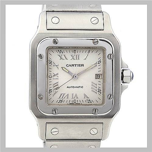 Cartier Santos Galbee Large Automatic Watch W20055D6 SwissWatchExpo