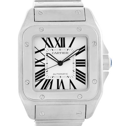 Photo of Cartier Santos 100 Automatic Large Steel Mens Watch W200737G