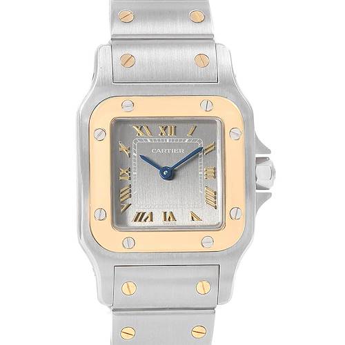 Photo of Cartier Santos Galbee Large Steel 18K Yellow Gold Quartz Watch 1057930