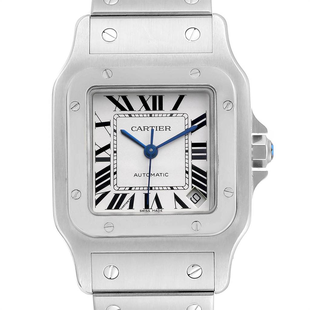 Cartier Santos Galbee XL Automatic Steel Mens Watch W20098D6 ...