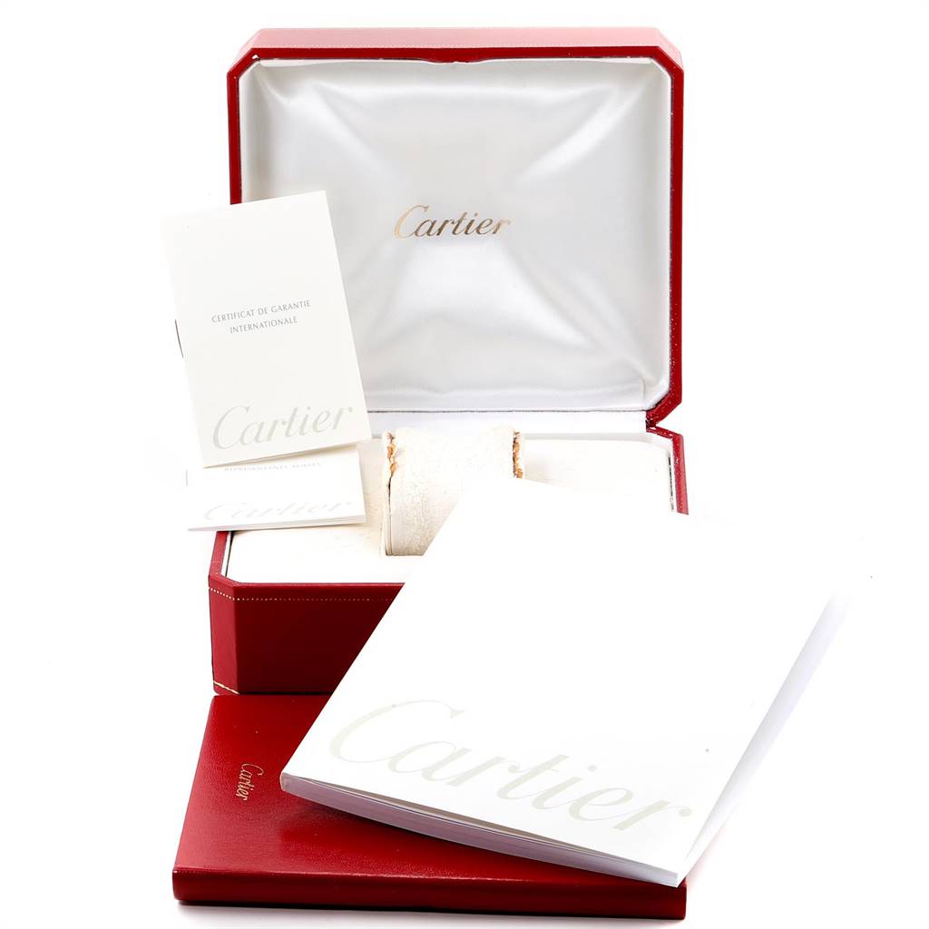 cartier watch box and papers