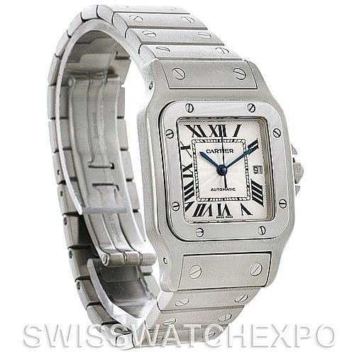 Cartier Santos Galbee Large Automatic Steel W20055D6 Watch SwissWatchExpo