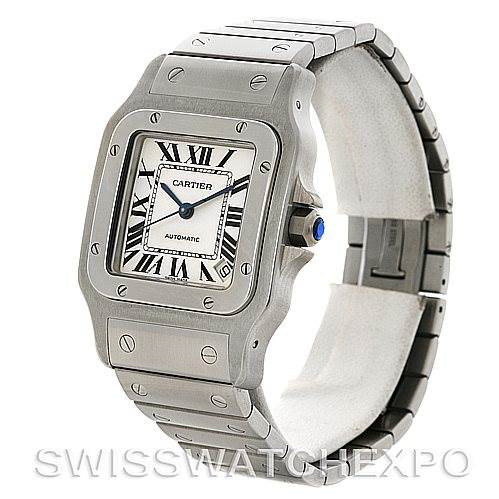 Cartier Santos Galbee XL Steel Mens Watch W20098D6 SwissWatchExpo