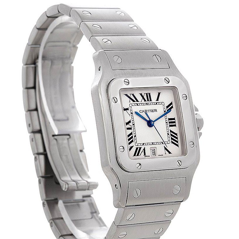 Cartier Santos Galbee Men's Quartz Steel Watch W20060D6 SwissWatchExpo