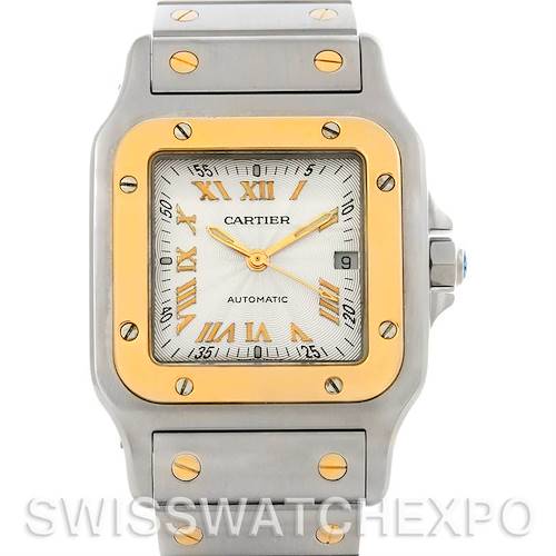 Photo of Cartier Santos Galbee Large 18K Yellow Gold Automatic Watch W20058C4