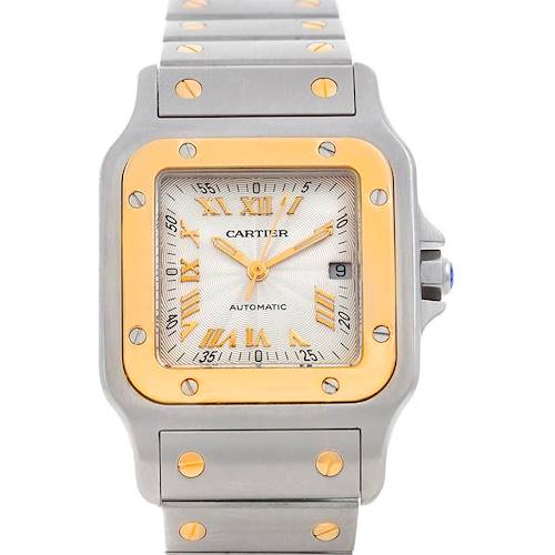 Photo of Cartier Santos Galbee Large Steel 18K Yellow Gold Automatic Watch W20058C4