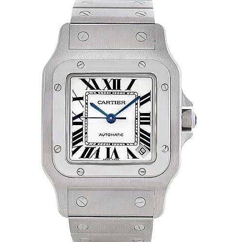 Cartier Santos Galbee XL Steel Mens Watch W20098D6 NOS | SwissWatchExpo