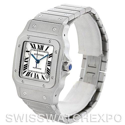 Cartier Santos Galbee XL Steel Mens Watch W20098D6 NOS SwissWatchExpo