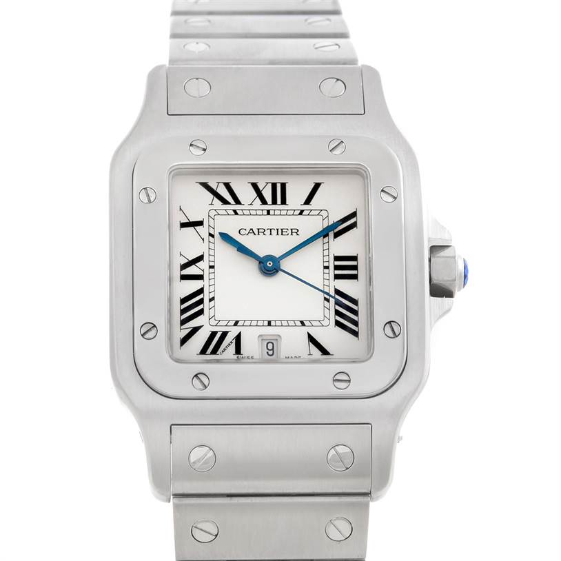 Cartier Santos Galbee Mens Quartz Steel Watch W20060D6 | SwissWatchExpo