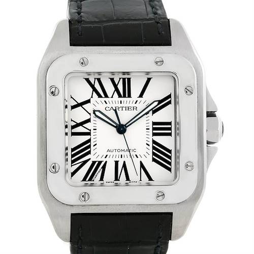 Photo of Cartier Santos 100 Steel Automatic Large Mens Watch W20073X8