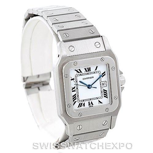 Cartier Santos Galbee Mens Automatic Steel Watch Unworn SwissWatchExpo