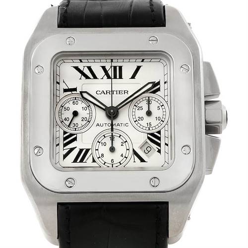 Photo of Cartier Santos 100 X-Large Chronograph Watch W20090X8