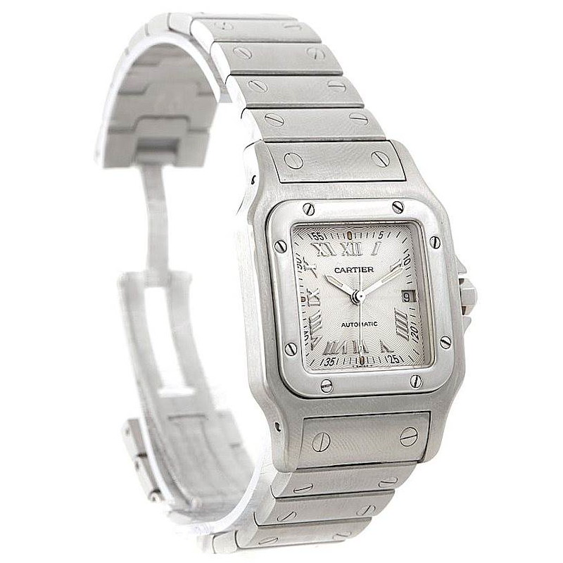 Cartier Santos Galbee Mens Automatic Steel Watch W20055D6 SwissWatchExpo