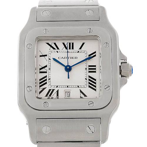 Photo of Cartier Santos Galbee Mens Quartz Steel Watch W20060D6