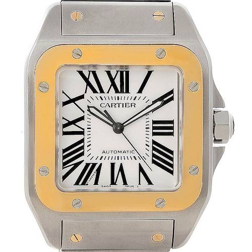 Photo of Cartier Santos 100 XL Gold and Steel Watch W200728G