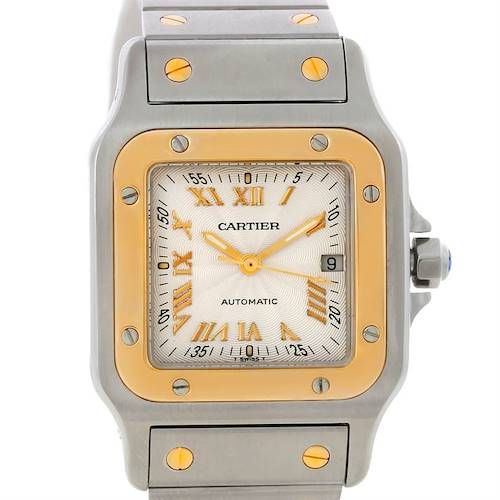 Photo of Cartier Santos Galbee Large Steel 18K Yellow Gold Watch W20058C4