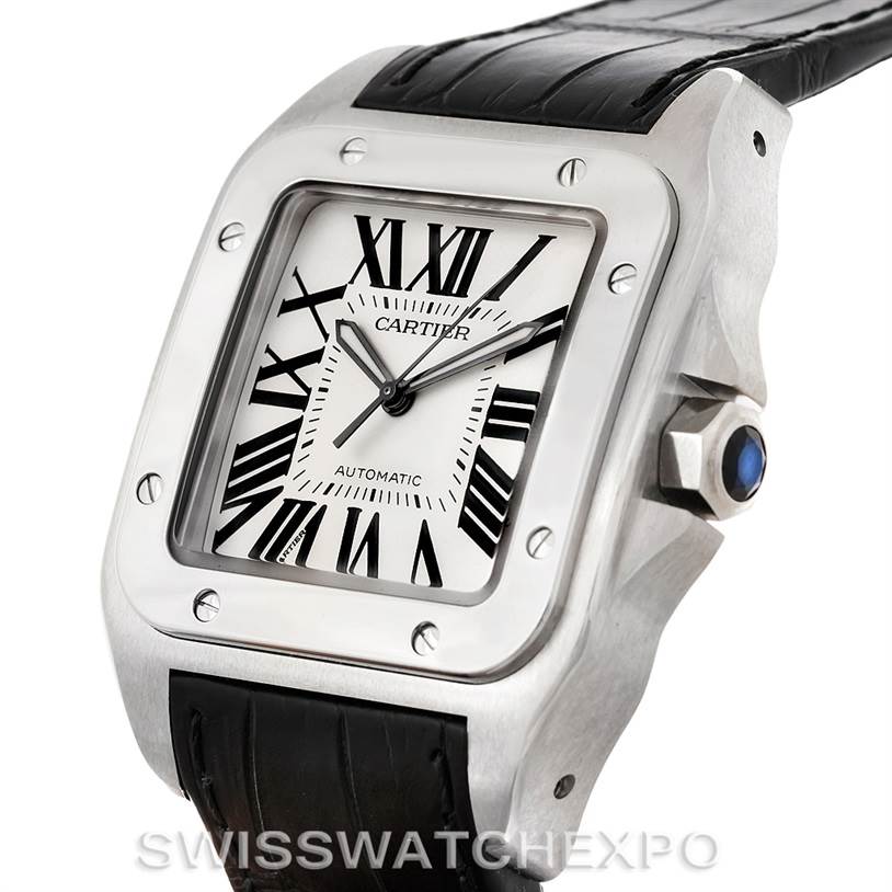 Cartier Santos 100 W20073X8 Mens Stainless Unworn Watch | SwissWatchExpo