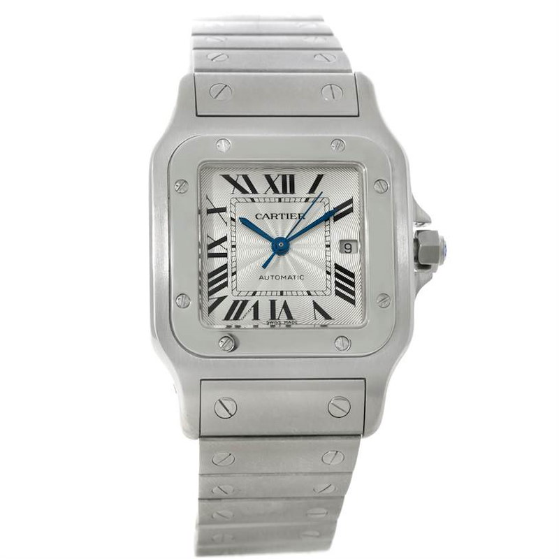Cartier Santos Galbee Large Automatic Steel Watch W20055D6 | SwissWatchExpo
