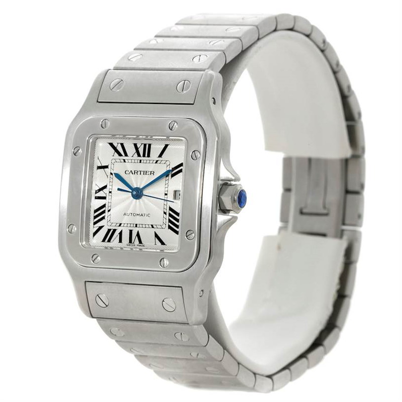 Cartier Santos Galbee Large Automatic Steel Watch W20055D6 SwissWatchExpo