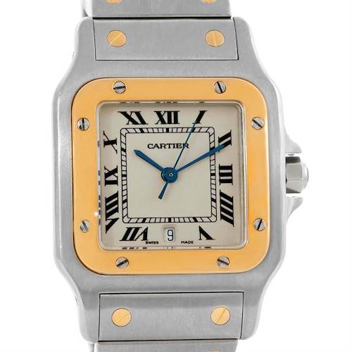 Photo of Cartier Santos Galbee Large Steel 18K Yellow Gold Watch