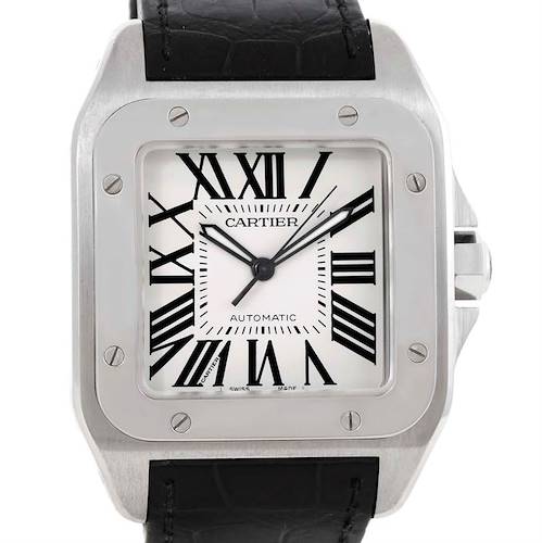 Photo of Cartier Santos 100 Automatic Mens Watch W20073X8