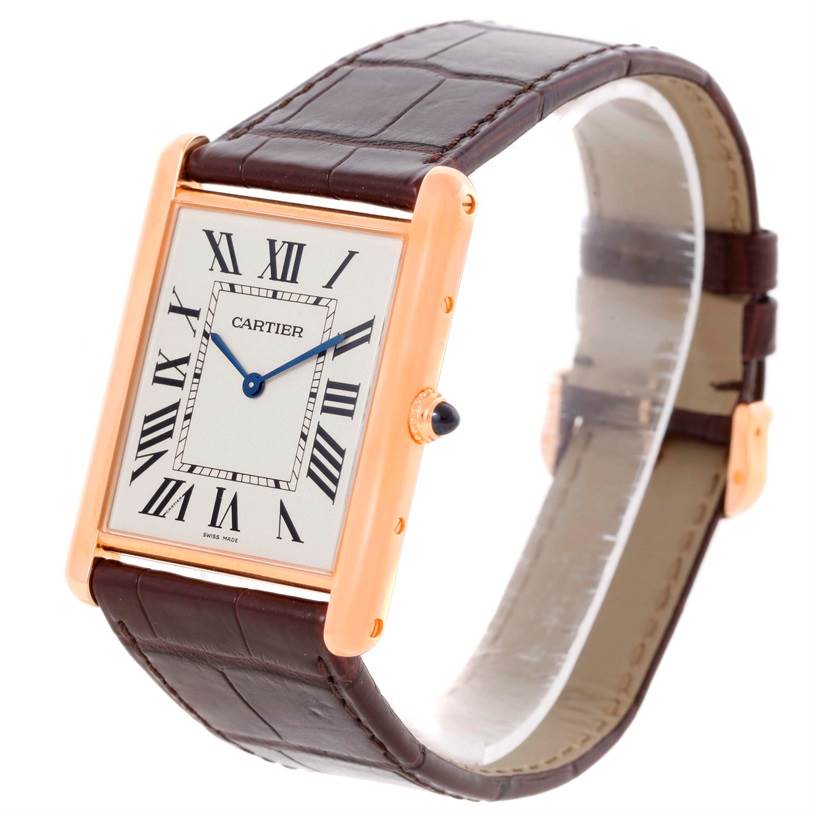 Cartier Tank Louis 18k Rose Gold Manual Watch W1560017 Unworn ...