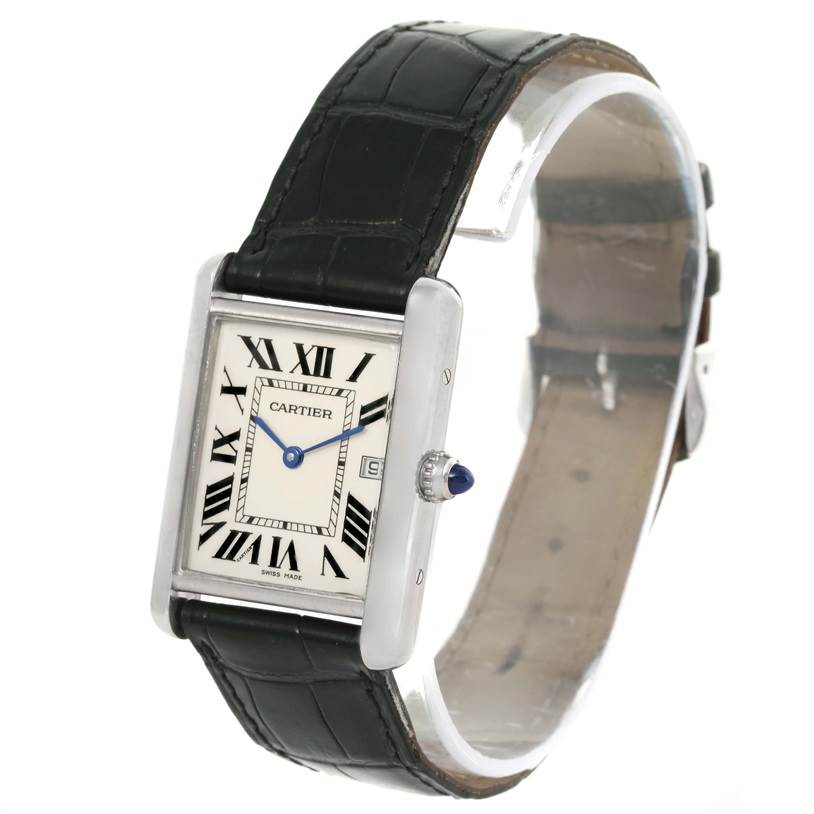 Cartier Tank Louis White Gold W1540956 | Stock 12629 | SwissWatchExpo