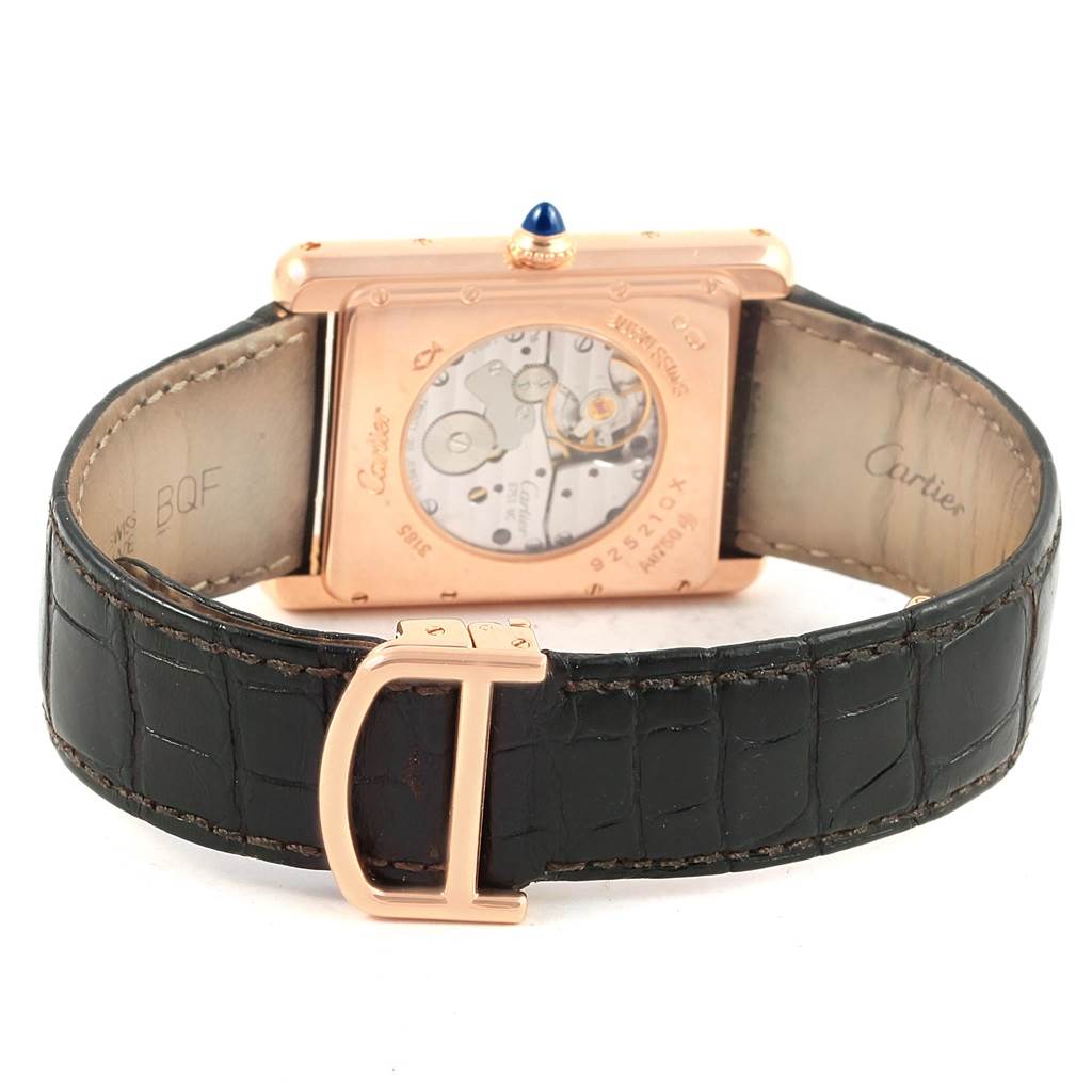 Cartier Tank Louis Rose Gold W1560003 Stock 17274 SwissWatchExpo