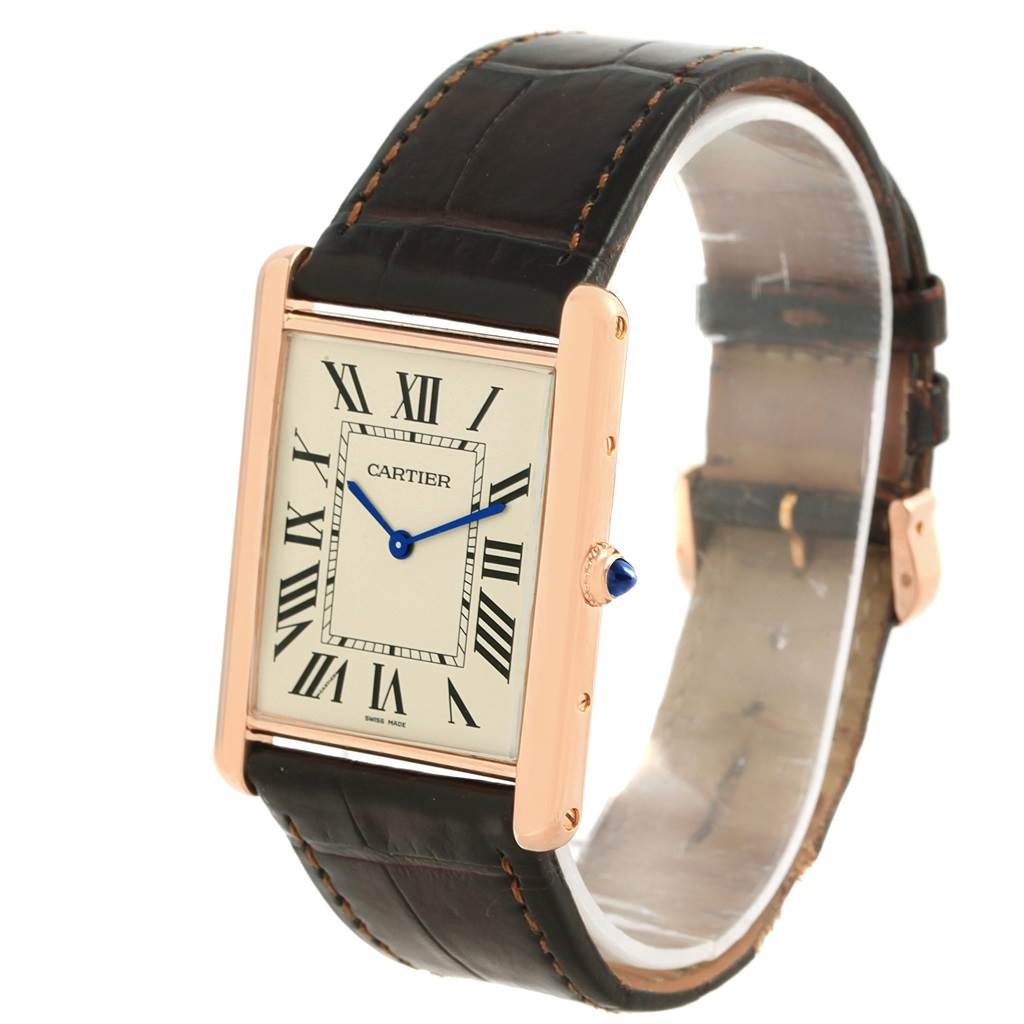 Cartier Tank Louis Rose Gold W1560017 | Stock 17356 | SwissWatchExpo