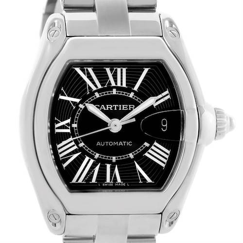 Photo of Cartier Roadster Mens Large Automatic Watch W62041V3 Box Papers