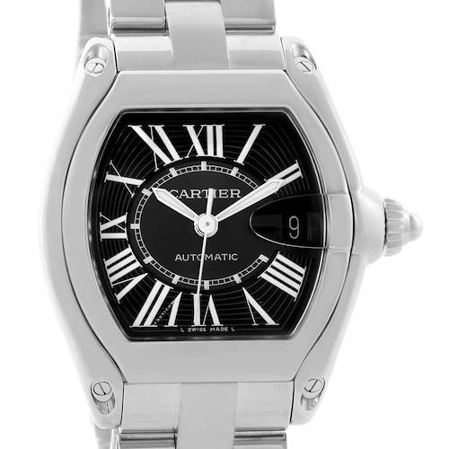 Photo of Cartier Roadster Black Dial Large Automatic Steel Watch W62041V3