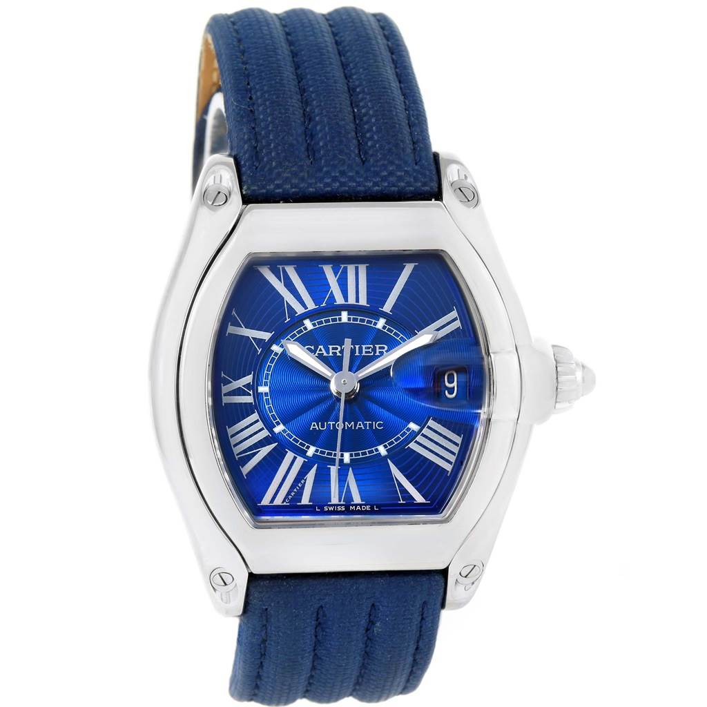 cartier roadster mens leather strap