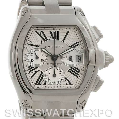 Photo of Cartier  Roadster Chronograph Mens W62019X6 Extra Strap