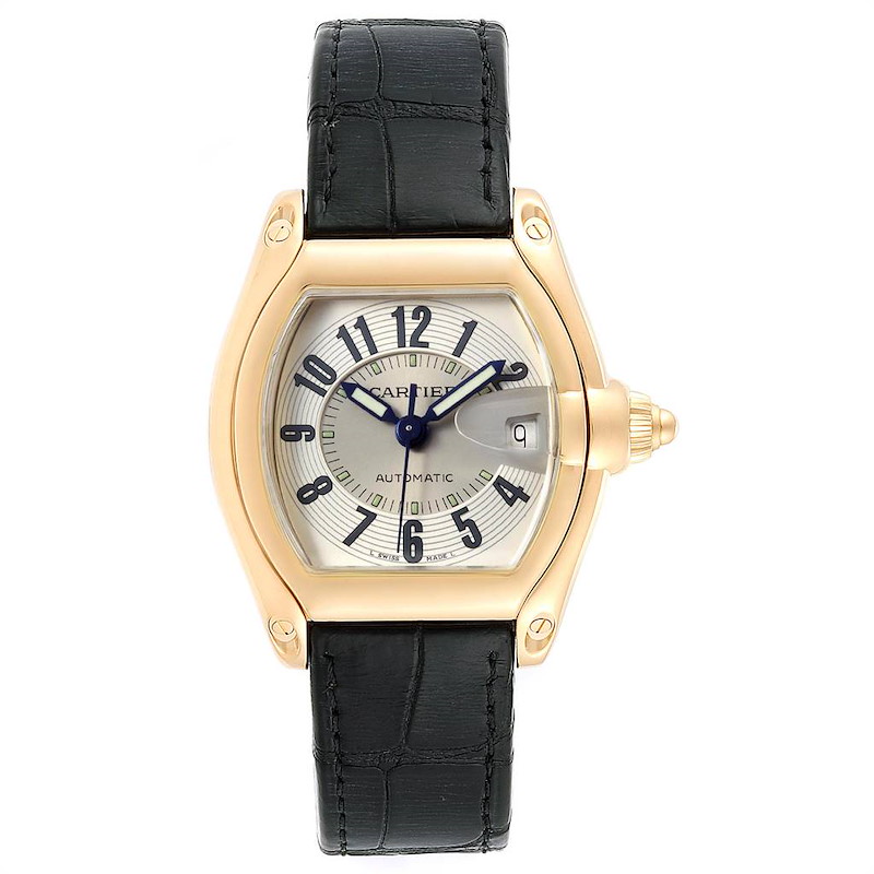 Cartier Roadster 18K Yellow Gold Large Mens Watch W62005V2